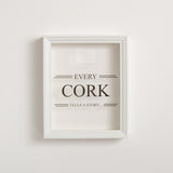 NEW! 'Every cork tells a story' frame