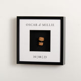 NEW! First toast cork saver memory box frame