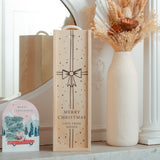 NEW! Merry Christmas ribbon bottle gift box