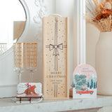 NEW! Merry Christmas ribbon bottle gift box