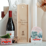 NEW! Merry Christmas bottle gift box