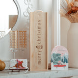 NEW! Merry Christmas bottle gift box