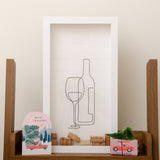 NEW! Vertical wine cork frame