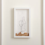 NEW! Vertical wine cork frame