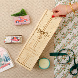 NEW! Merry Christmas ribbon bottle gift box