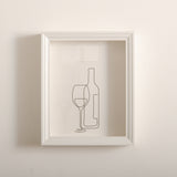 NEW! Wine bottle cork frame