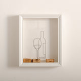 NEW! Wine bottle cork frame