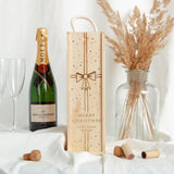 NEW! Merry Christmas ribbon bottle gift box