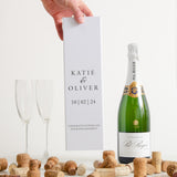 NEW! Personalised engagement white bottle box