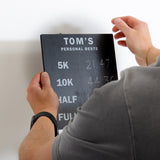 NEW! Personalised medal race time chalkboard