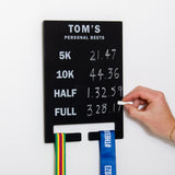 NEW! Personalised medal race time chalkboard