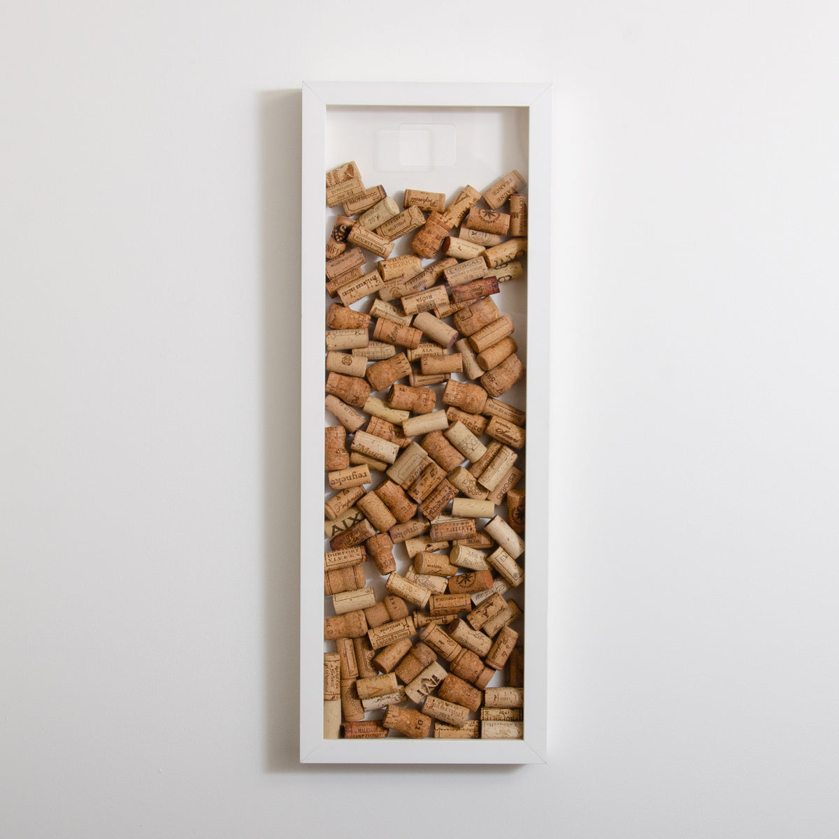 Vertical drinks cork frame