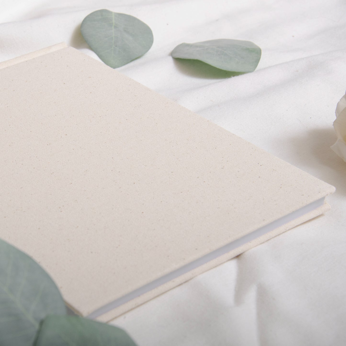 Personalised linen first names guest book