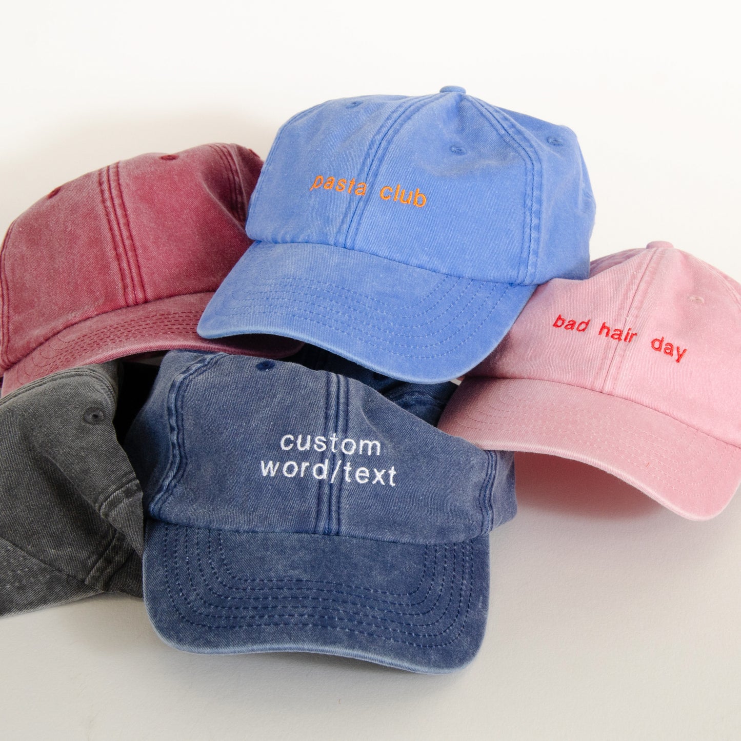 Personalised Embroidered Vintage Cap