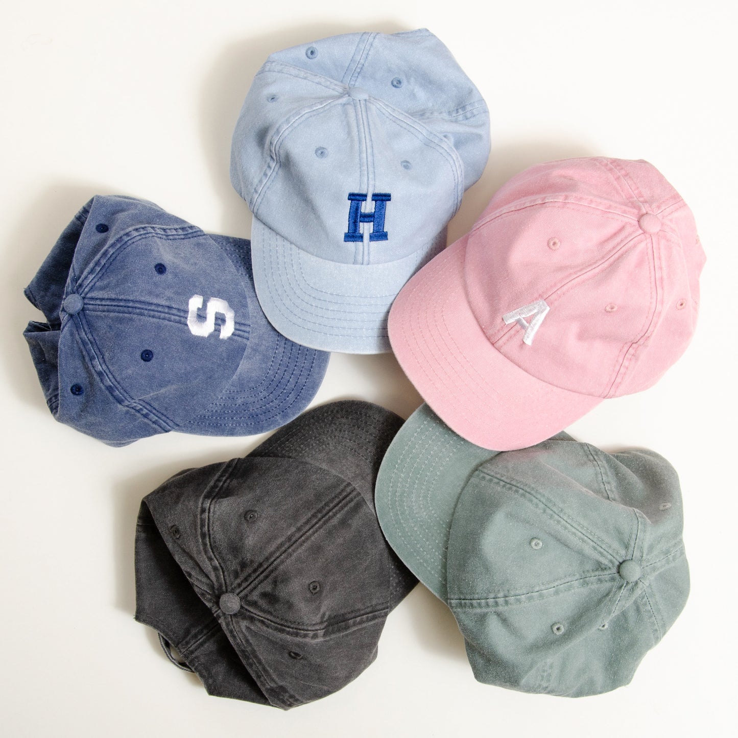 Personalised Kids Embroidered Initial Cap