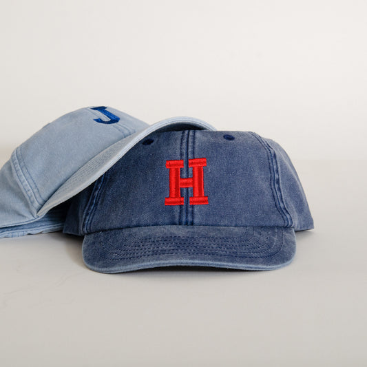 Personalised Kids Embroidered Initial Cap