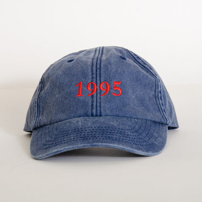 Personalised Embroidered Year Cap