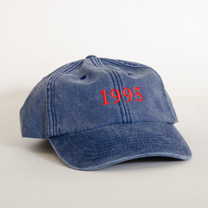 Personalised Embroidered Year Cap