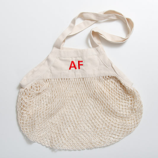 Personalised Embroidered Net Tote Bag