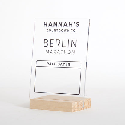 Personalised Event Countdown Sign
