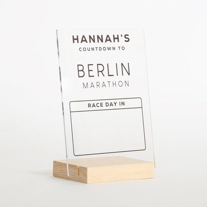 Personalised Event Countdown Sign