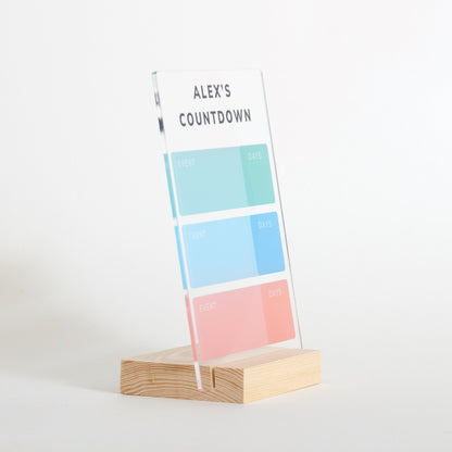 Personalised Countdown Sign