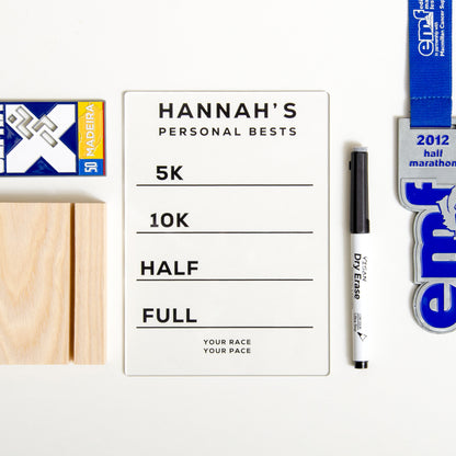 Running Race Time Acrylic Board