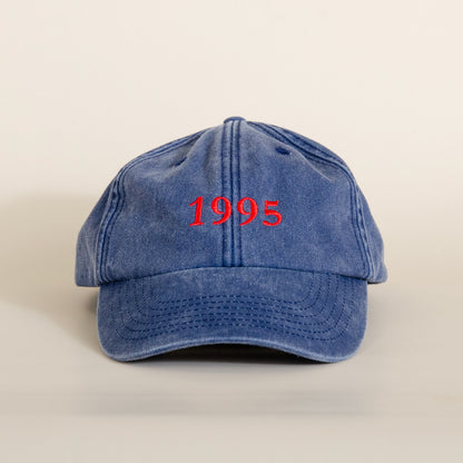 Personalised Embroidered Year Cap