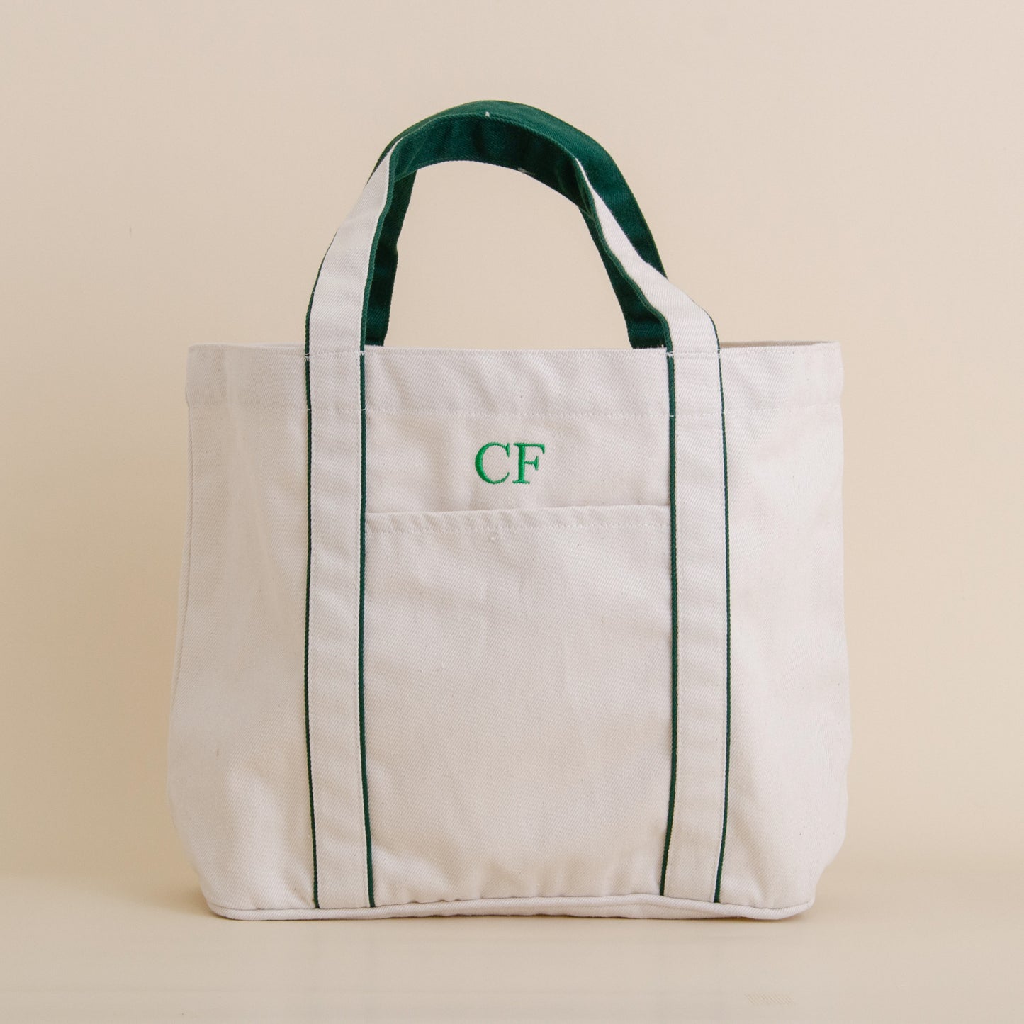 Personalised Embroidered Tote Bag - Stag Design