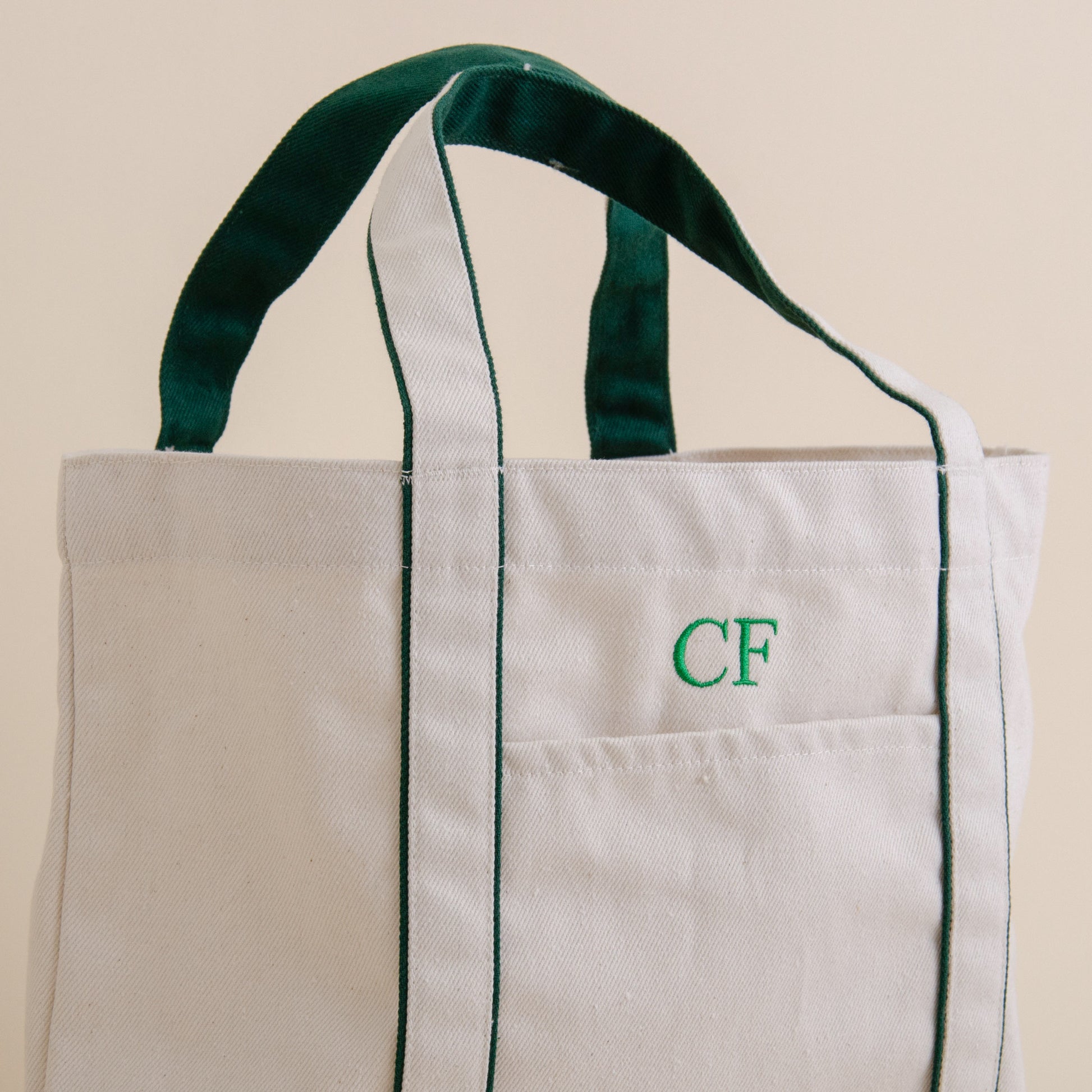 Personalised Embroidered Tote Bag - Stag Design