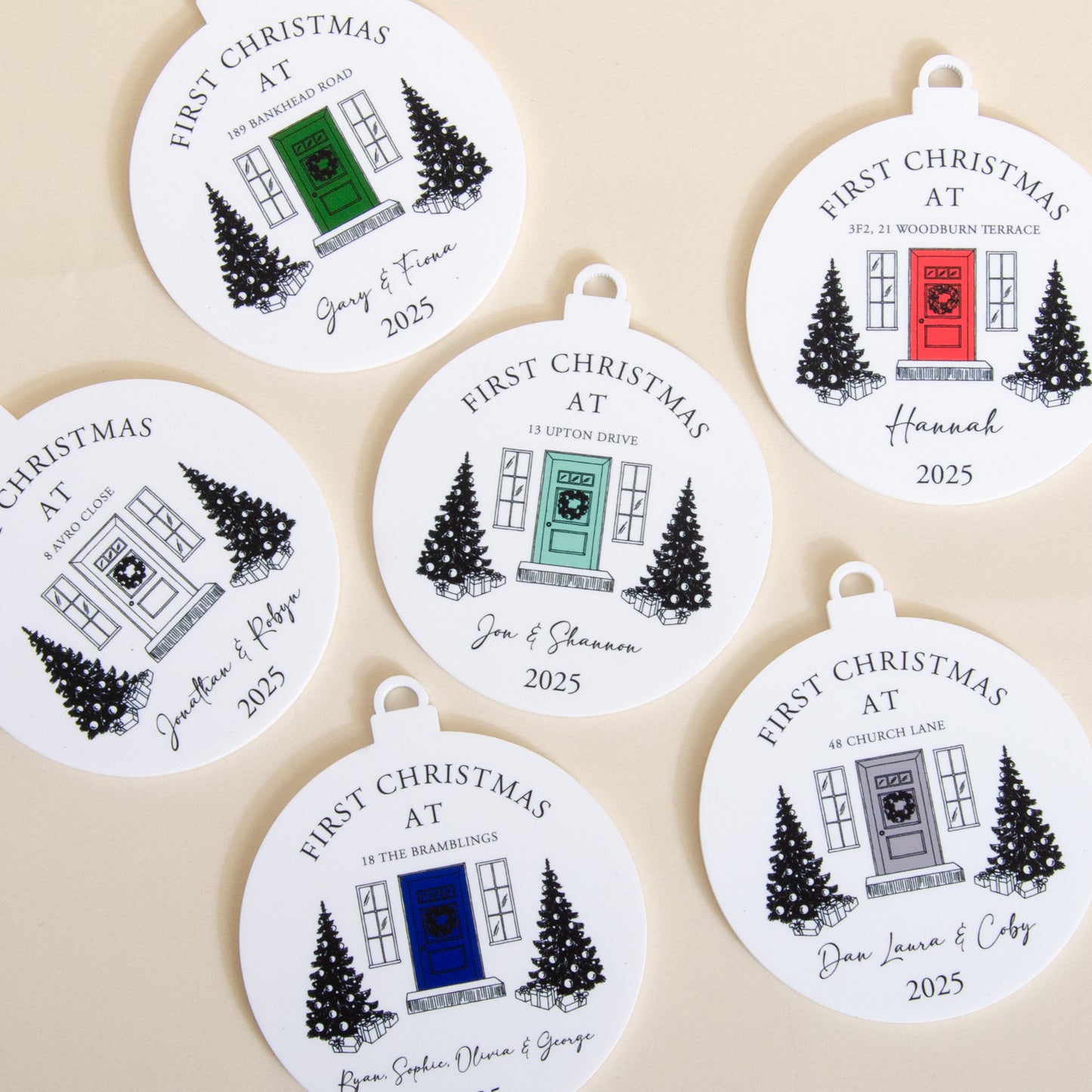 New home Christmas bauble decoration