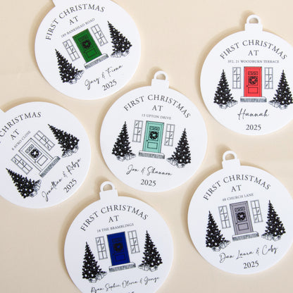 New home Christmas bauble decoration