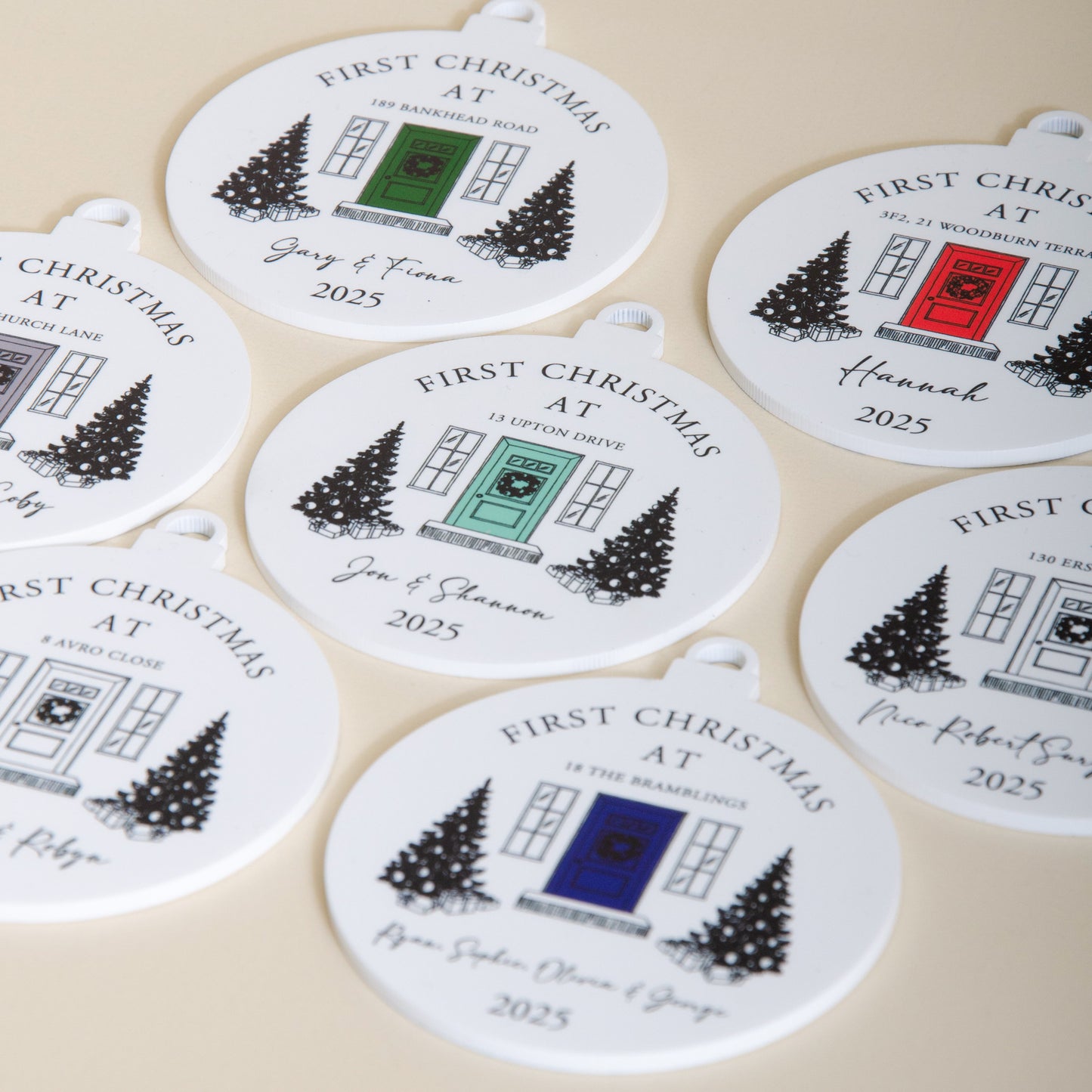 New home Christmas bauble decoration