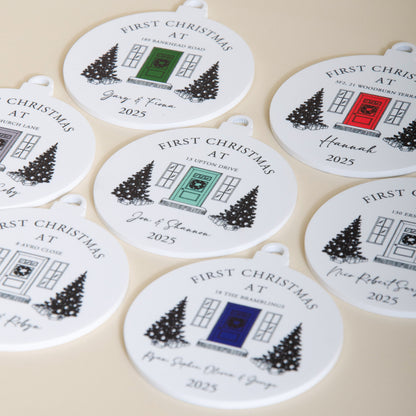 New home Christmas bauble decoration