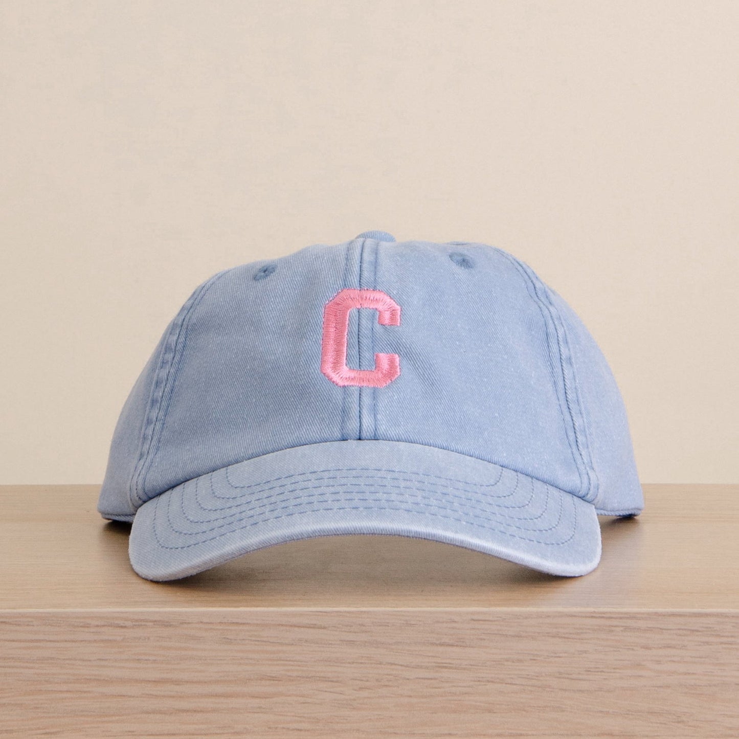 Personalised Kids Embroidered Initial Cap