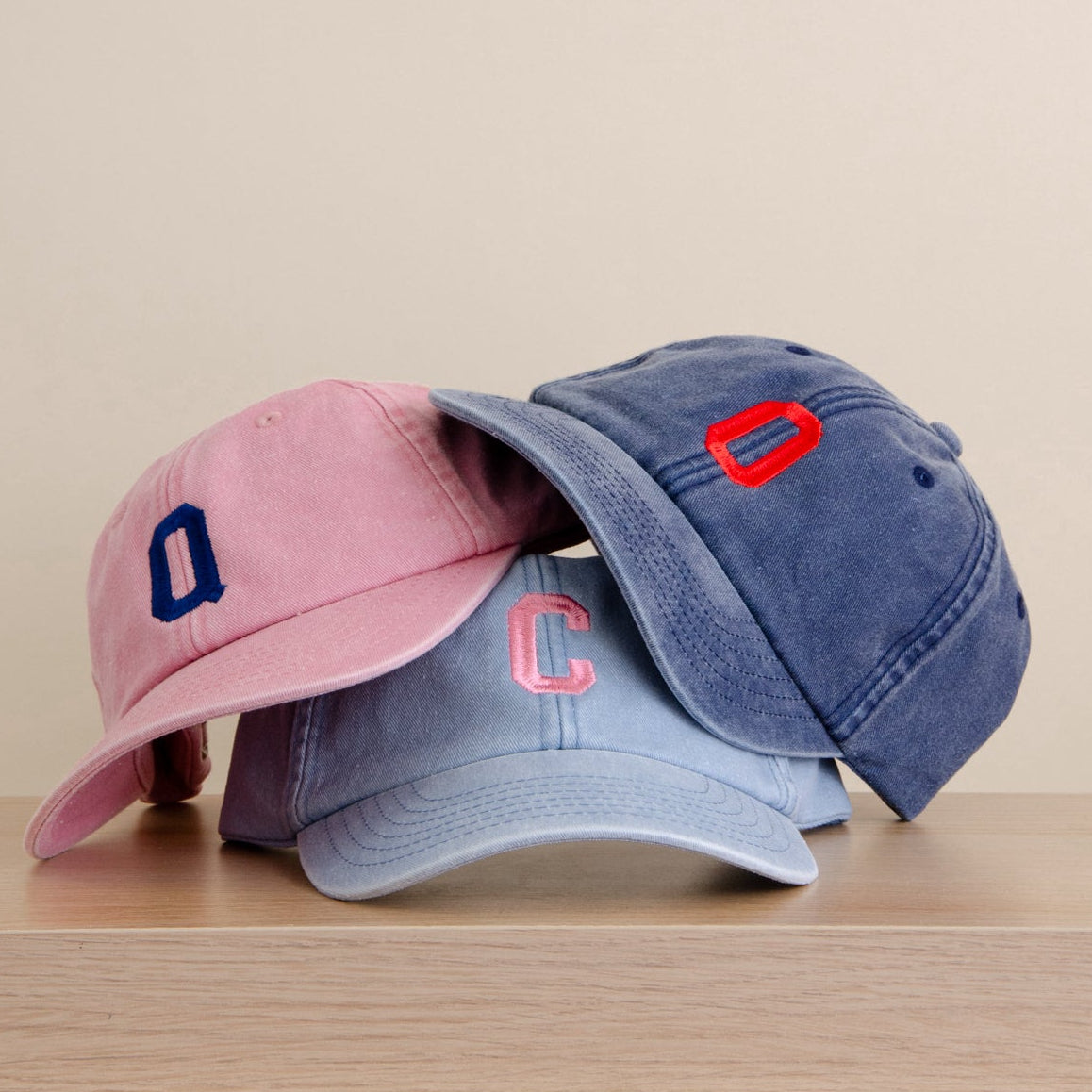 Personalised Kids Embroidered Initial Cap