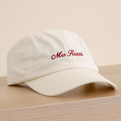 Personalised Mrs Cap