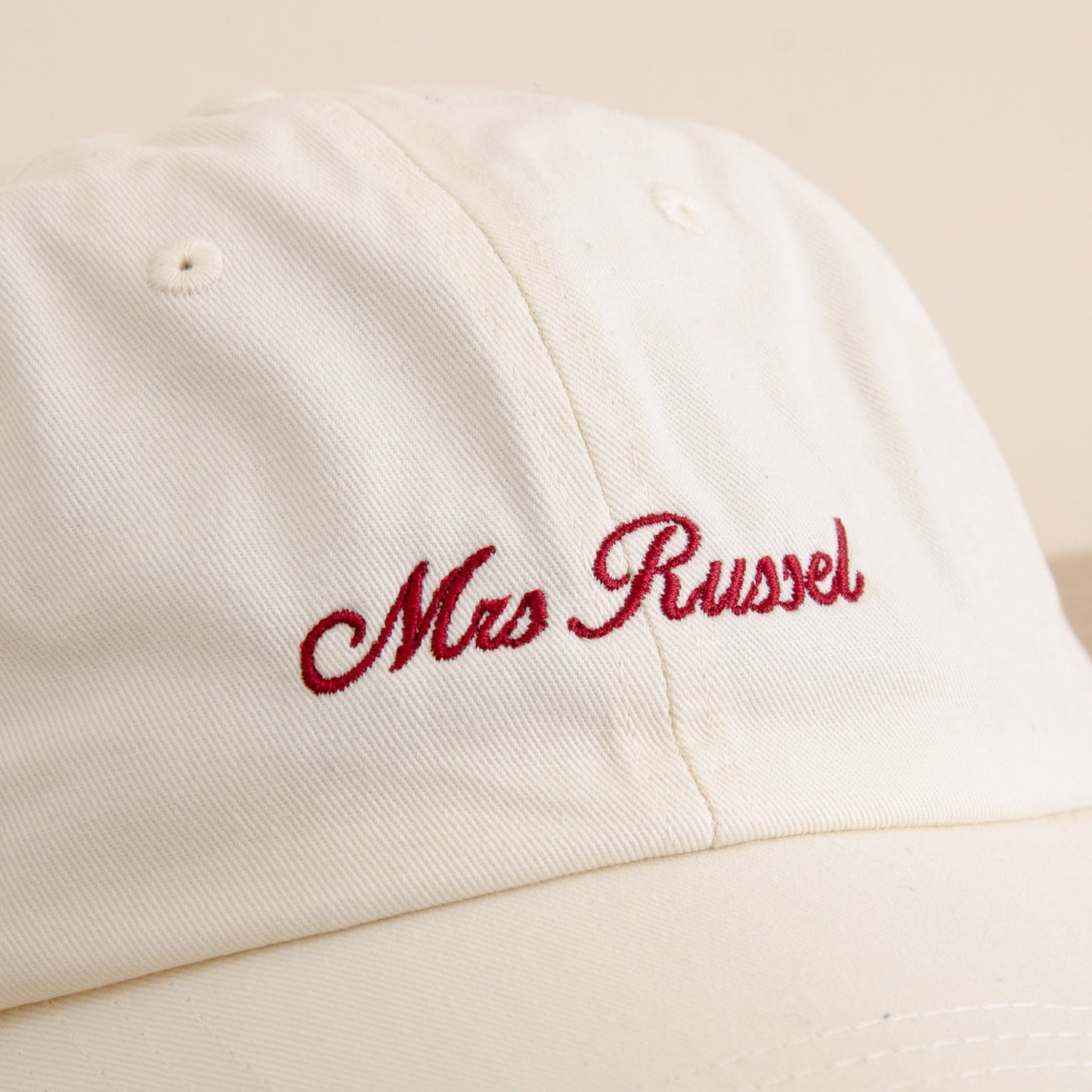 Personalised Mrs Cap