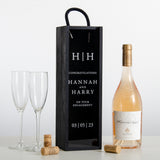 Personalised initials engagement bottle box