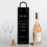 Personalised initials engagement bottle box