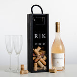 Personalised initials engaged bottle box