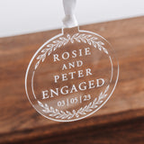 Engagement bottle gift decoration
