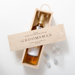 Wedding role bottle box gift