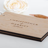 NEW! Personalised A5 wedding guest book