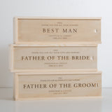 Wedding role bottle box gift