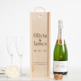 Personalised engagement bottle box