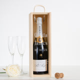 Personalised engagement bottle box