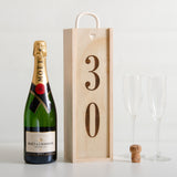 Personalised birthday bottle box