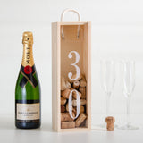 Personalised birthday bottle box