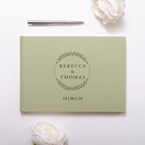 NEW! Personalised linen guest book